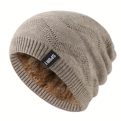 Warm Velvet Beanie Hat for Winter Outdoor Activities