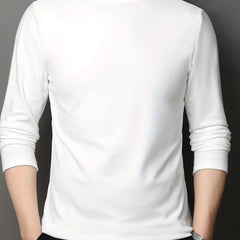 COODRONY Solid Knitted Sweater Men's Warm Turtleneck Pullover For Fall Winter