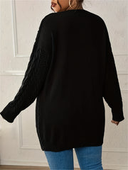 Cable Long Sleeve Cardigan