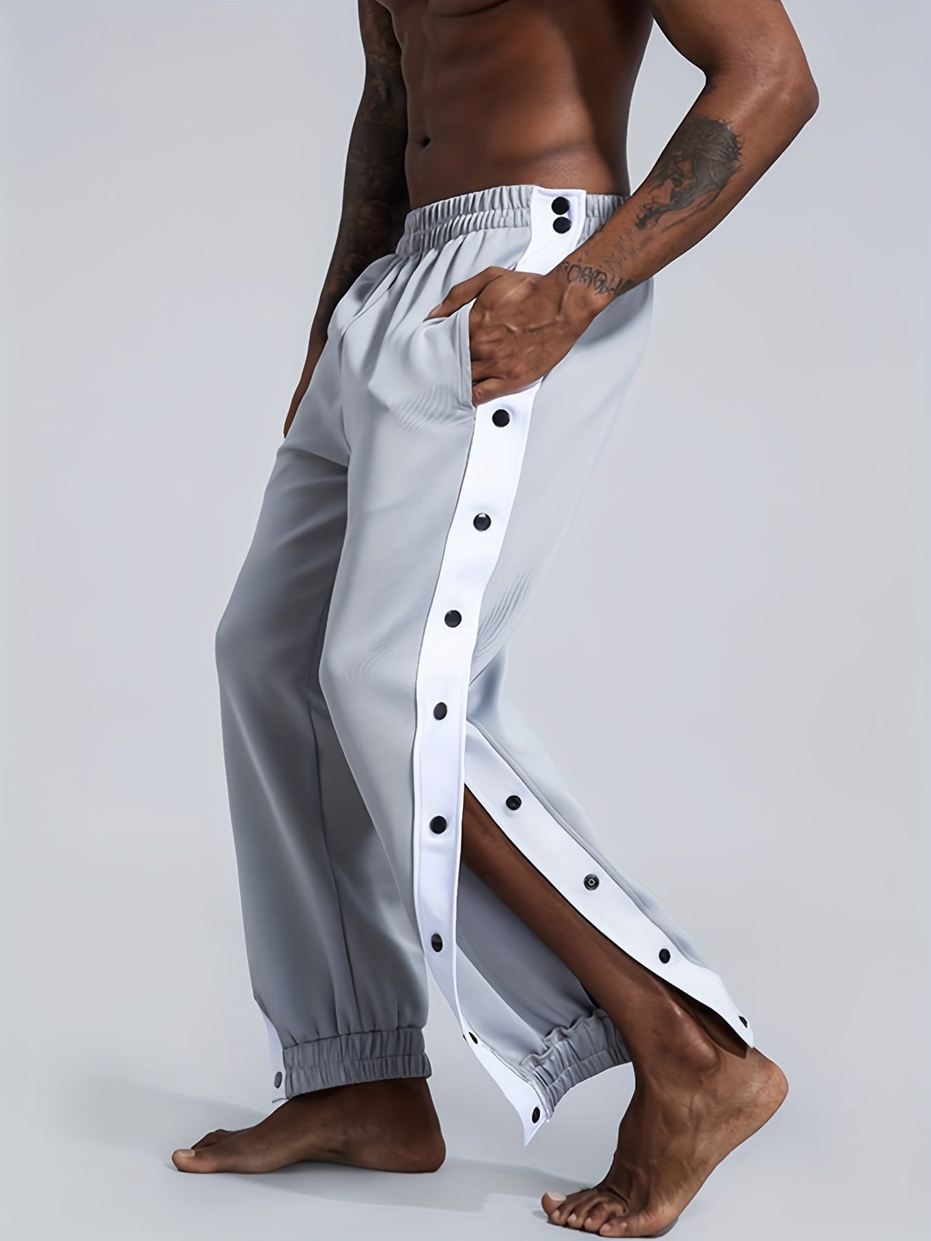 Men's Quick Dry Basketball Trousers for Outdoor Training