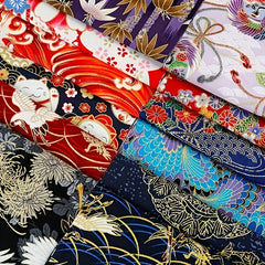 30pcs Japanese Cotton Quilted Fabric Floral Patterns For Sewing Quilting DIY