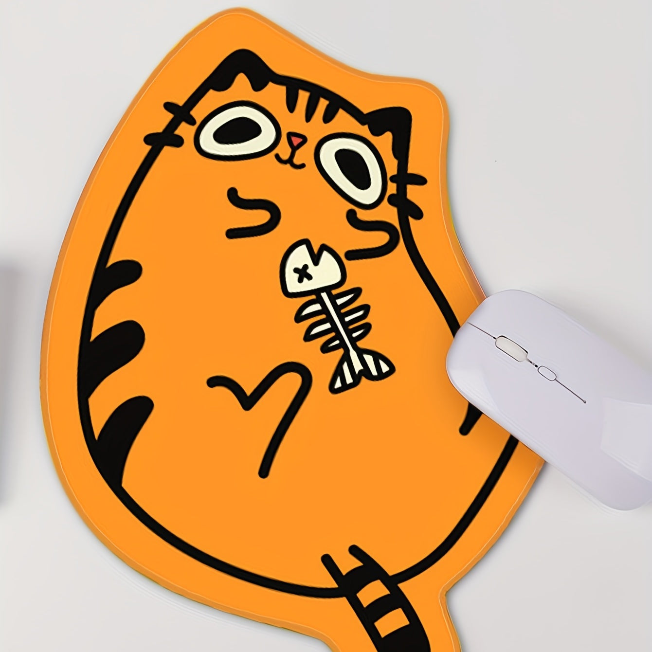 Cartoon Animal Shaped Leaf Non-slip Mouse Pad