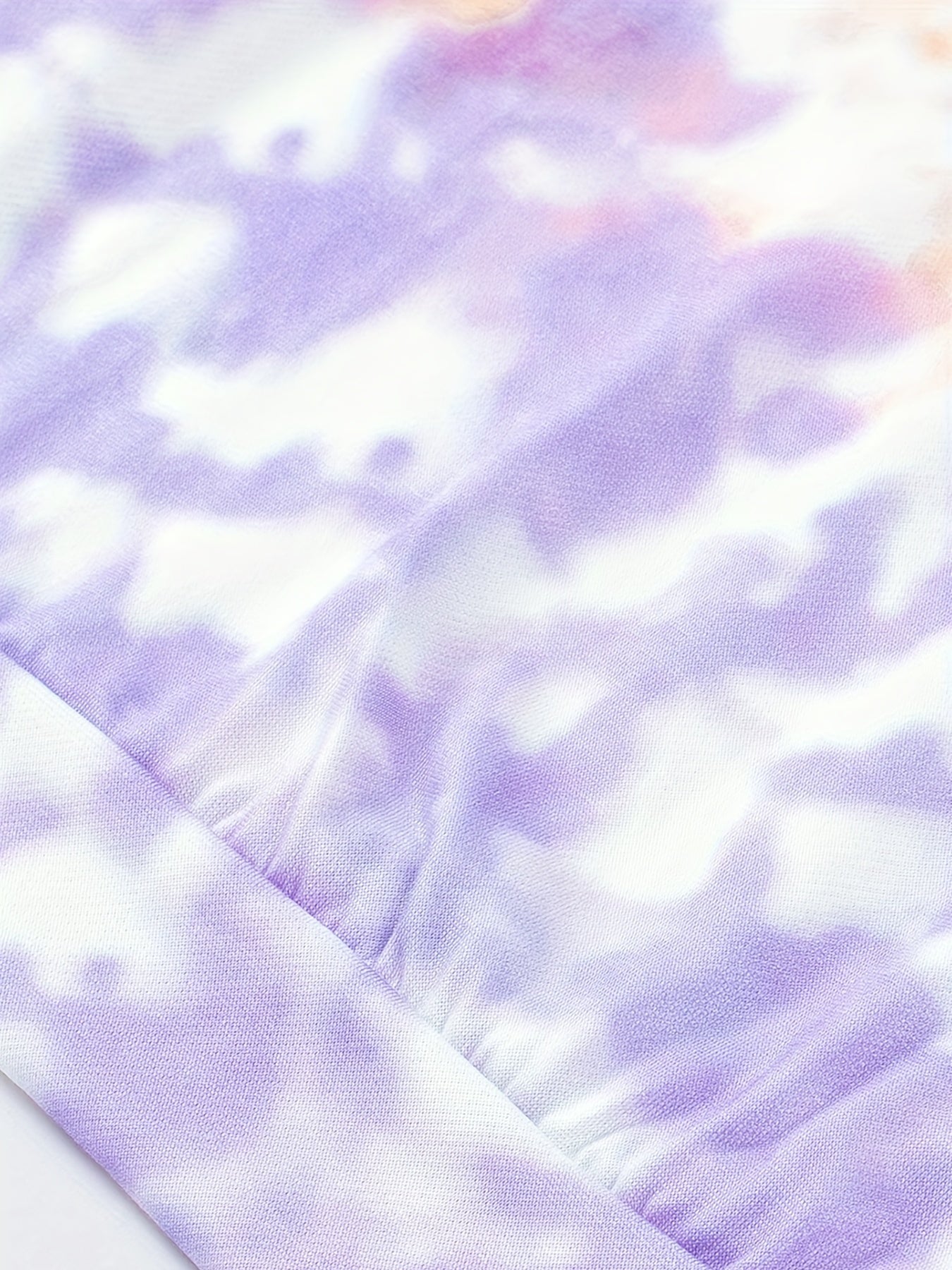 Long Sleeve Tie Dye Sports Sweatshirt Women's Pullover