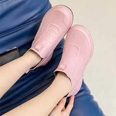 Women's Waterproof Non-slip Rain Boots - Short Rubber Kitchen Work Shoes