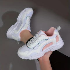 Thick Sole Chunky Sneakers Mesh Running Shoes