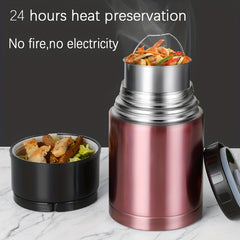Stainless Steel Hot Food Flask Vacuum Insulated Bento Box