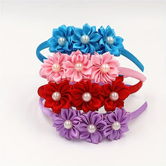 Baby Girls Flowers Decor Hair Hoop Headwear Hair Accessories