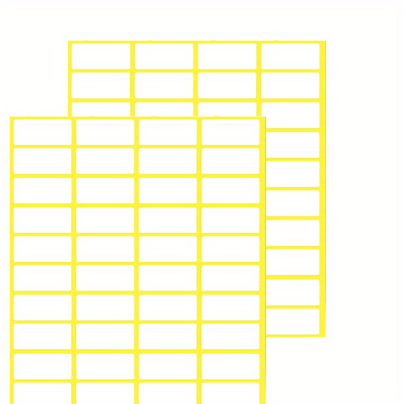 600pcs Pack 3 X 1 Folder Label Sticker Matte