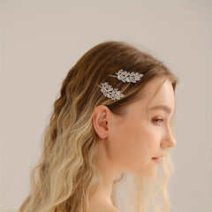 Crystal Wedding Bride Hair Comb Rhinestone Bridal Hair Piece