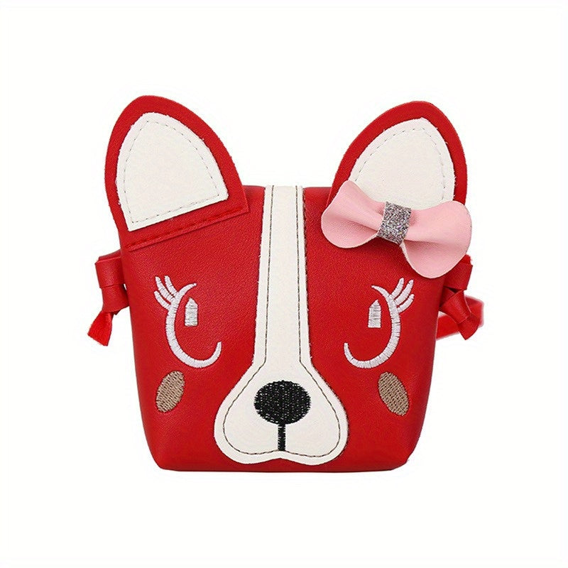 Little Girl Purses Cartoon Messenger Bag With Bowknot