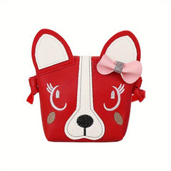 Little Girl Purses Cartoon Messenger Bag With Bowknot