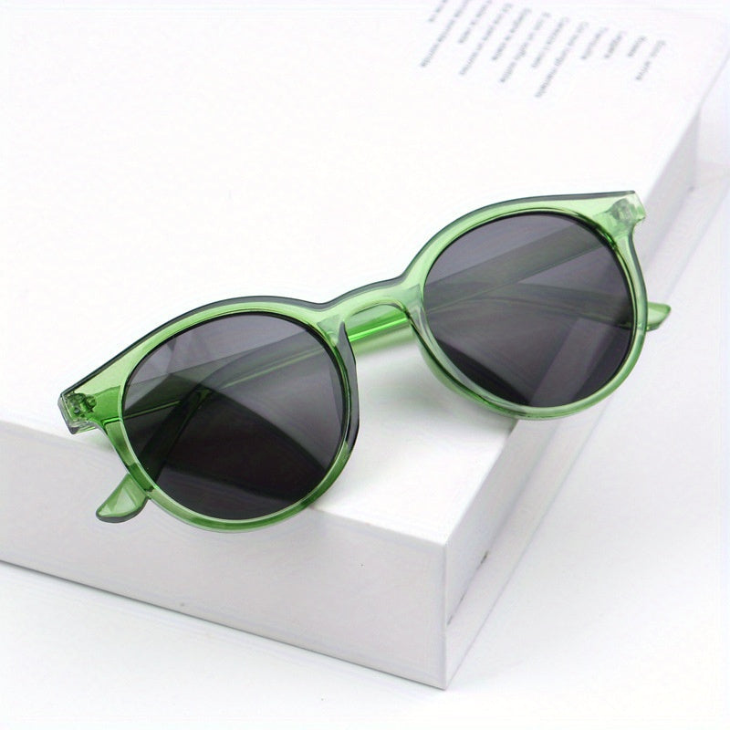 Kids Round Frame Sunglasses UV Protection Glasses For Girls And Boys
