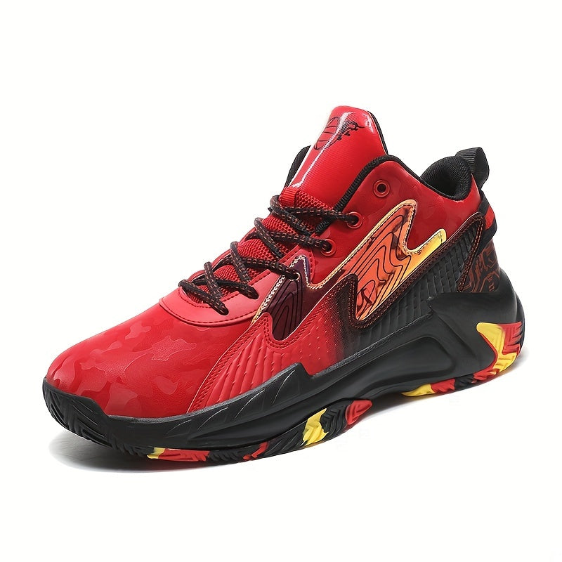Men's Retro Basketball Sneakers, Lace Up, Various Colors