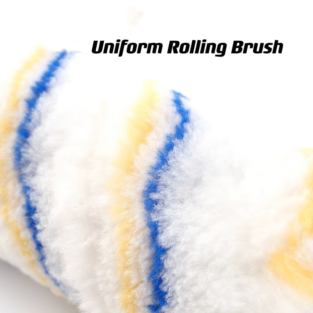 1pc Wool Cotton Thread Paint Roller Brush Latex Wall Painting Tool