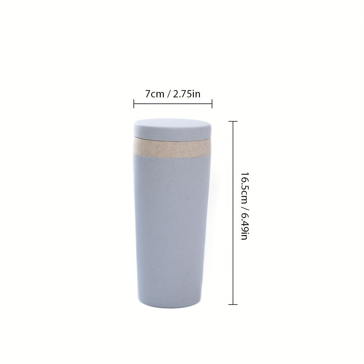 320ml Double Layer Fiber Plastic Water Cup - Outdoor Sports Fitness
