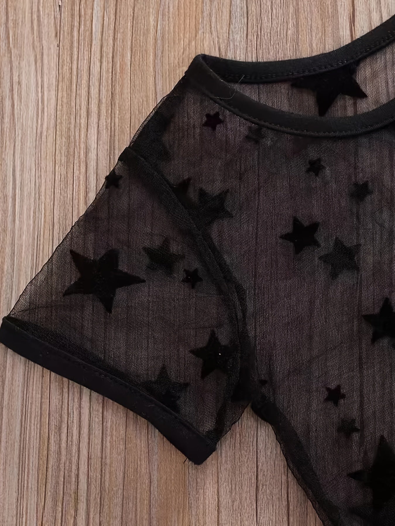 Girls Cami Top & Star Print T-shirt & Jeans Set
