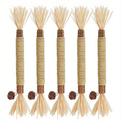 5pc Chew Sticks for Teeth Cleaning & Play Pet Supplies for Indoor Cats