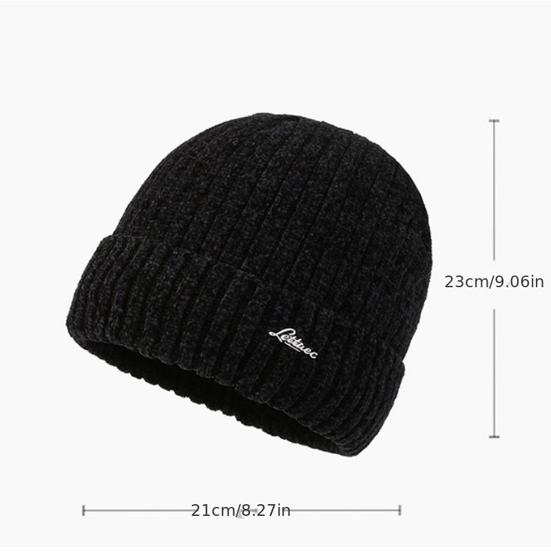 Men's Knitted Outdoor Hat with Ear Protection