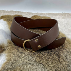 Vintage PU Leather Belt Celtic Knight Style Stage Props
