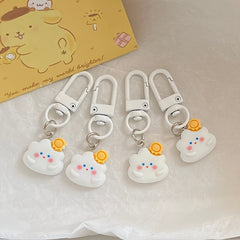 Cloud Sun Moon Keychain Women Handbag Pendant Key Chain Keyring