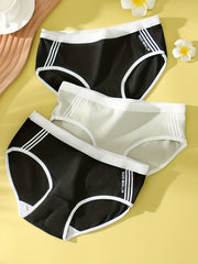 3pcs Girl's Triangle Panties 95 Cotton Underwear
