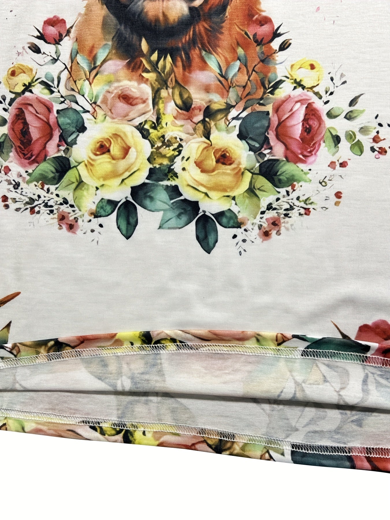 Floral & Cattle Print Tank Top for Women