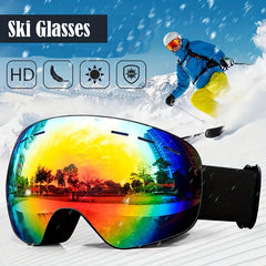 Anti-fog Ski Goggles Windproof UV Protection Snowboard Goggles
