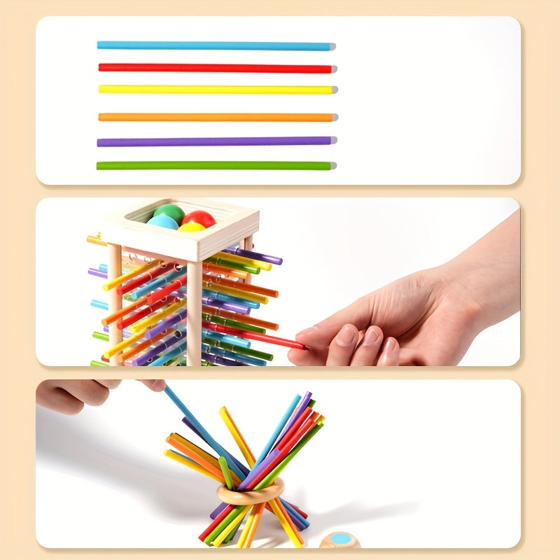 Educational Wooden Sticks Toy Set for Logical Thinking Training