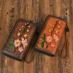 Vintage Leather Handbag Top Cowhide Retro Style Large Capacity Phone Bag Card Sl