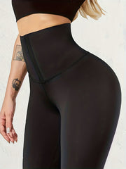Adjustable Yoga Leggings Tummy Control High Waist Stretchy Sports Pants