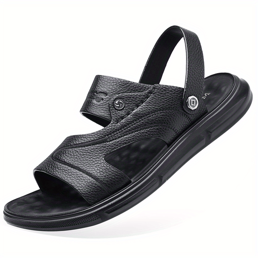 Men's Stitched Slide Sandals Assorted Colors Outdoor Walking Shoes