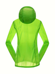 Women's UV Protection Sunscreen Hooded Coat Lightweight