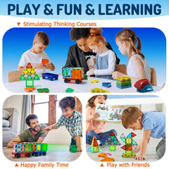 86pcs Ceramic Tile Building Kids Toys 3D Block Building Set