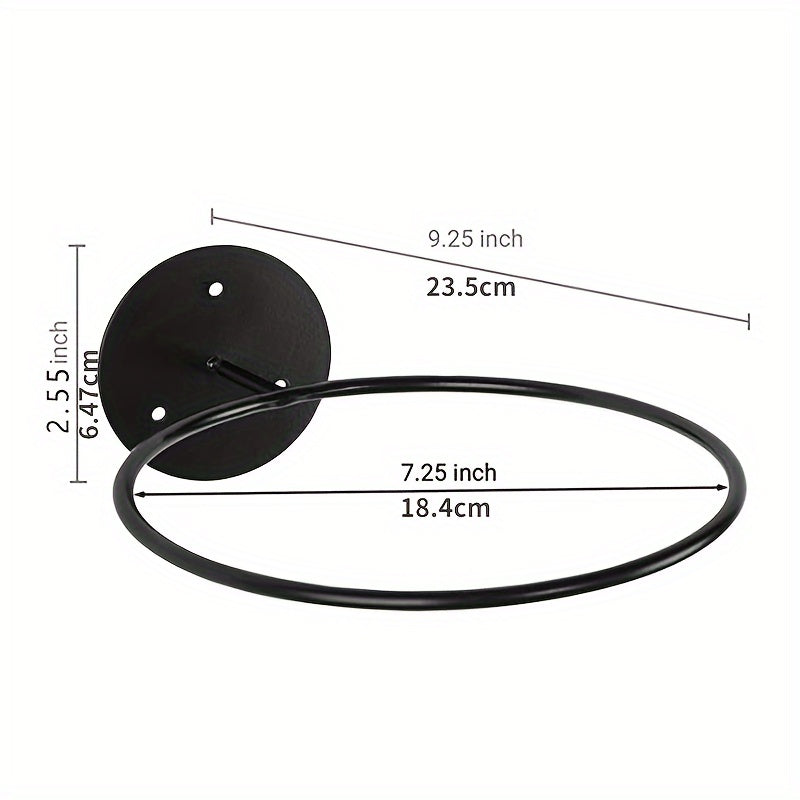 Wall Mounted Basketball Storage Rack Iron Football Holder Space Saving Hanging