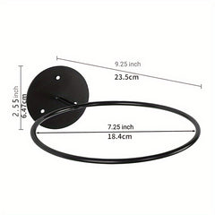 Wall Mounted Basketball Storage Rack Iron Football Holder Space Saving Hanging