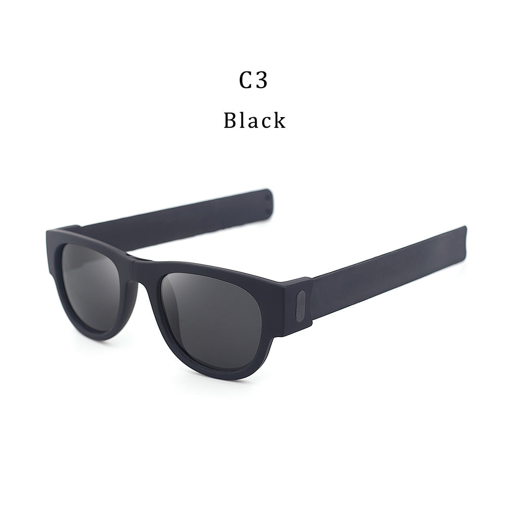 Snap Goggles Creative Glasses Sunglasses Wristband Bracelet