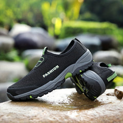 Men's Breathable Slip On Mesh Shoes For Outdoor Activities