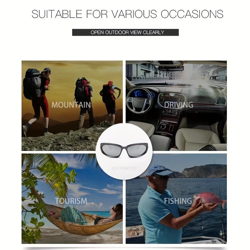 Y2K Punk Sports Sunglasses Wrap Around Sunshade Women Eyeglasses
