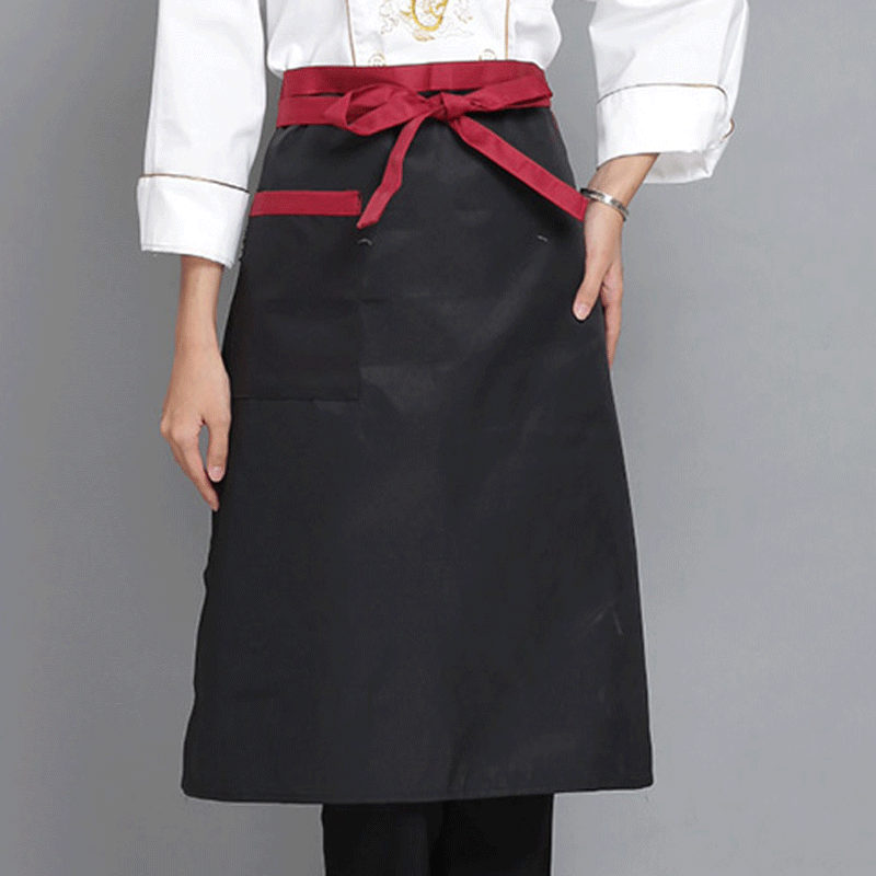 Polyester Half Apron for Hotel Restaurant Waiters