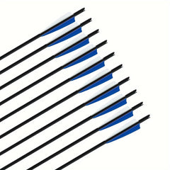 12pcs 20 in Carbon Fiber Shield Feather Bowfishing Accessory