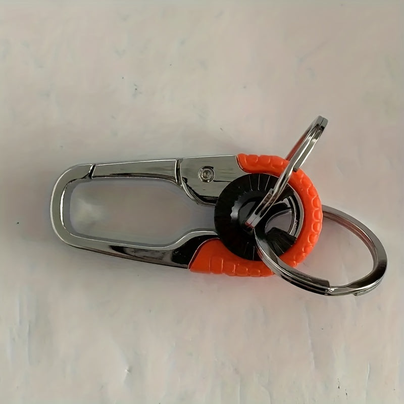 Stainless Steel Keychain Snap Hook Carabiner for Camping Hiking Fishing