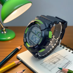 Boys' Student Watch Alarm Clock Birthday Gift Waterproof Fitness Wristwatch