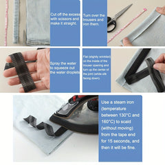 Self Adhesive Pants Paste Iron On Edge Repair Jean Clothing Apparel DIY Sewing