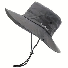 Wide Brim Mesh Boonie Hat UV Protection Fishing Hiking Beach Hat