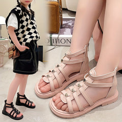 Girls' Heart Sandals for Summer Fun