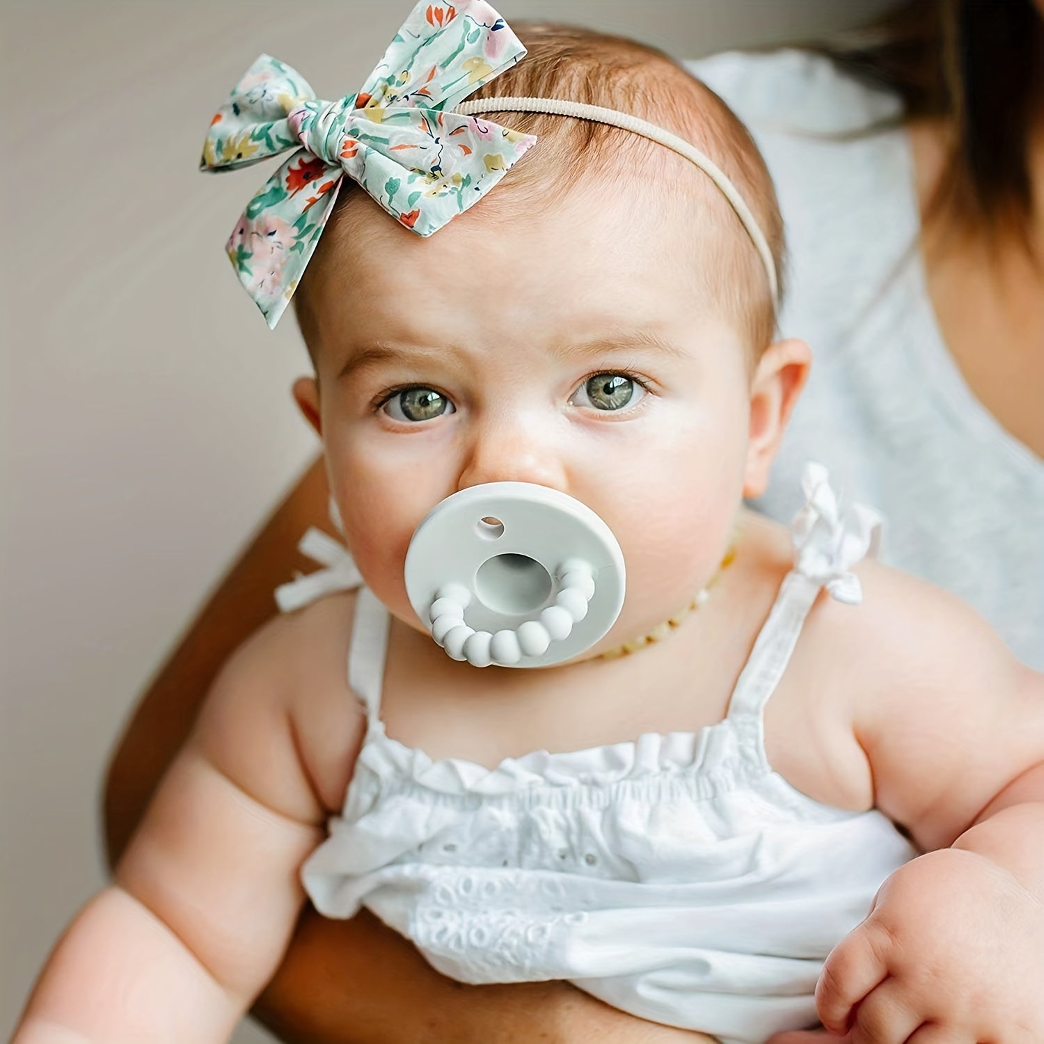 Round Head Silicone Baby Pacifier Soft Pacifier