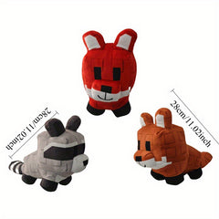 Soft Plush Raccoon Stuffed Animal, Perfect Christmas Halloween Decor