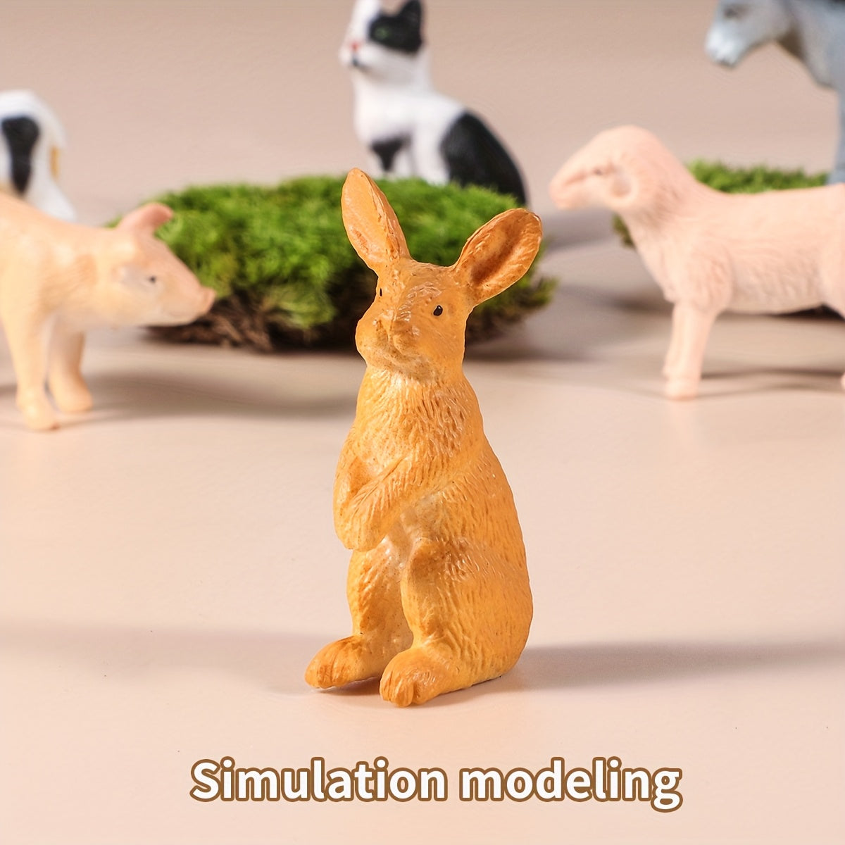 12pcs Animals Mini Farm Animal Figurines Plastic Educational Toys Gift