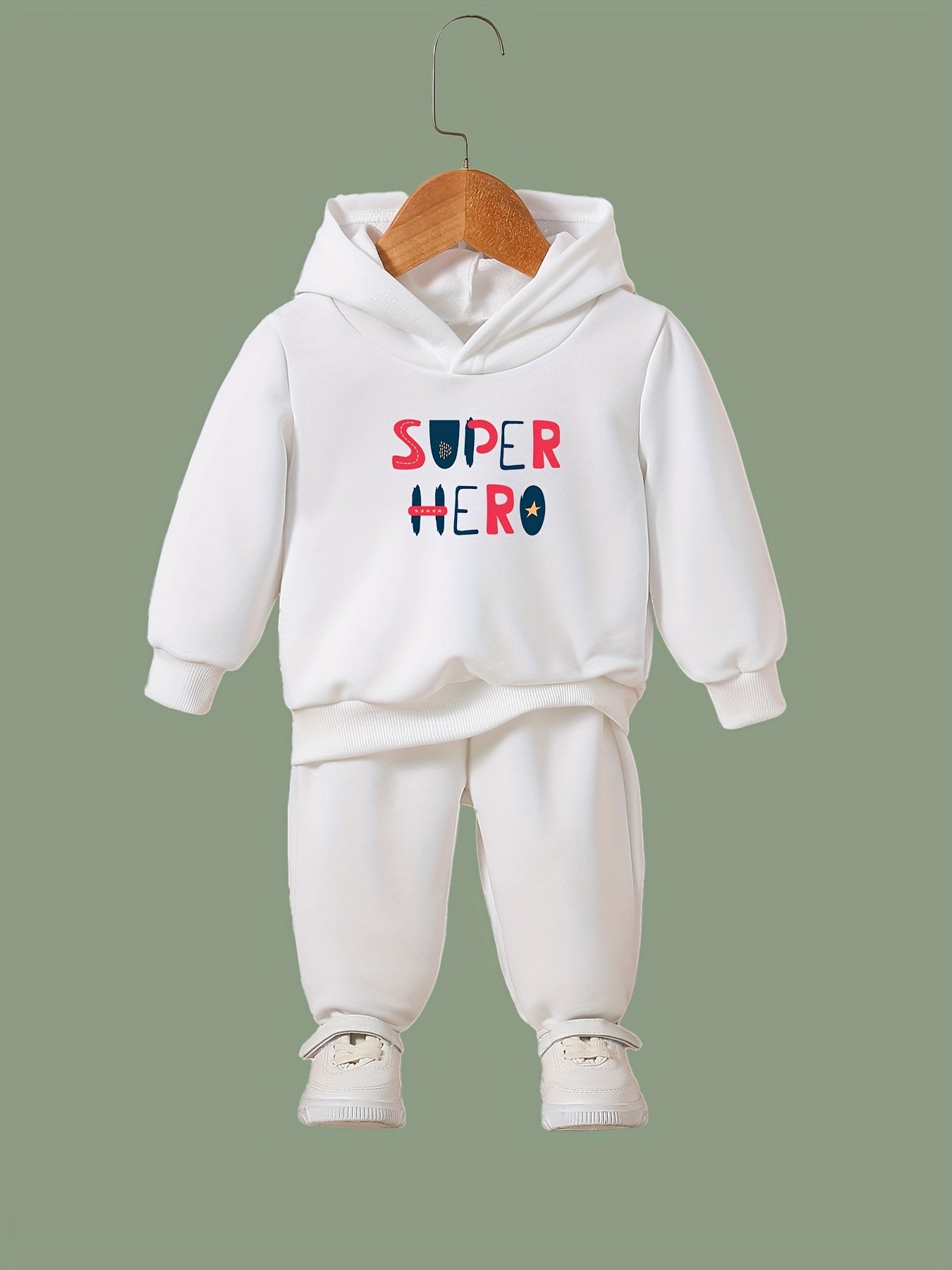 Sport Hero Pattern Long Sleeve Hooded Sweatshirt Girls Comfy Hoodies Pullover