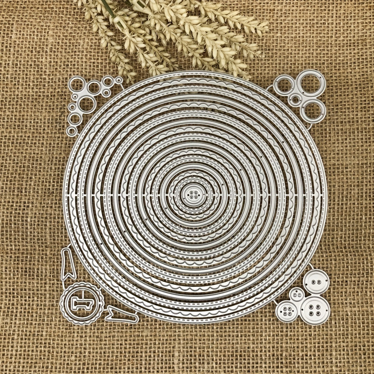 Flower Shaped Ring Metal Embossing Die